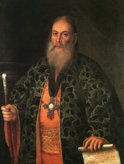 Antropov, Aleksei Portrait of Father Fyodor Dubyansky